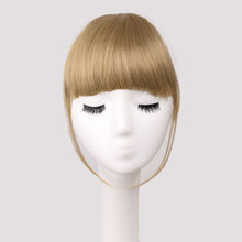 Load image into Gallery viewer, Synthetic Fake Bang Hair Piece Clip In Bangs Front Blunts Fringe Wig Extension Black Brown Blonde For Women Hair
