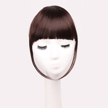 Load image into Gallery viewer, Synthetic Fake Bang Hair Piece Clip In Bangs Front Blunts Fringe Wig Extension Black Brown Blonde For Women Hair
