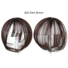 Load image into Gallery viewer, Synthetic Fake Bang Hair Piece Clip In Bangs Front Blunts Fringe Wig Extension Black Brown Blonde For Women Hair
