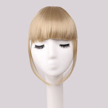 Load image into Gallery viewer, Synthetic Fake Bang Hair Piece Clip In Bangs Front Blunts Fringe Wig Extension Black Brown Blonde For Women Hair

