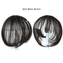 Load image into Gallery viewer, Synthetic Fake Bang Hair Piece Clip In Bangs Front Blunts Fringe Wig Extension Black Brown Blonde For Women Hair
