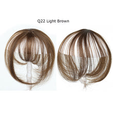 Load image into Gallery viewer, Synthetic Fake Bang Hair Piece Clip In Bangs Front Blunts Fringe Wig Extension Black Brown Blonde For Women Hair
