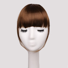 Load image into Gallery viewer, Synthetic Fake Bang Hair Piece Clip In Bangs Front Blunts Fringe Wig Extension Black Brown Blonde For Women Hair
