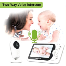 Load image into Gallery viewer, 4.3 inch Wireless Video Baby Monitor Sitter portable Baby Nanny Security Camera IR LED Night Vision intercom
