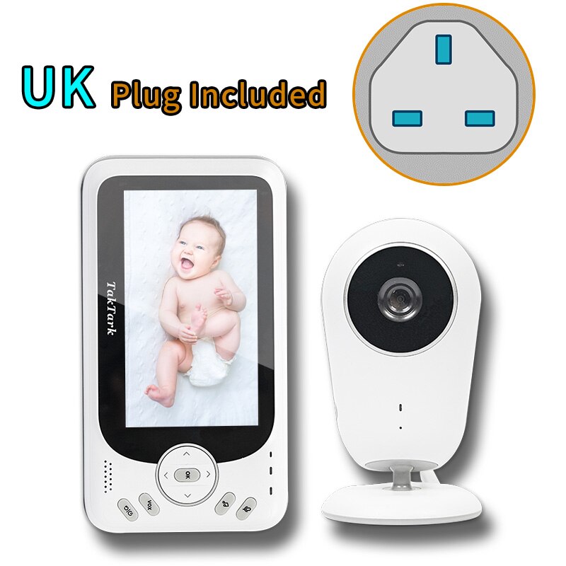 4.3 inch Wireless Video Baby Monitor Sitter portable Baby Nanny Security Camera IR LED Night Vision intercom