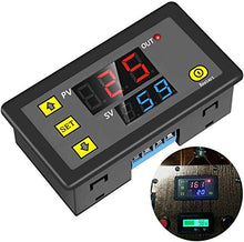 Load image into Gallery viewer, Timer Relay DC 12V 20A Programmable Digital Time Cycle Delay Switch Module 1500W 220V 110V ON-OFF Control 0-999 Second Min Hour
