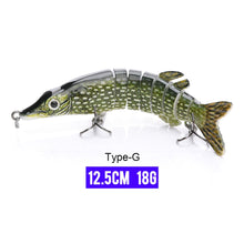 Load image into Gallery viewer, 10/14cm Sinking Wobblers Fishing Lures Jointed Crankbait Swimbait 8 Segment Hard Artificial Bait For Fishing Tackle Lure
