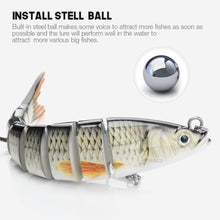 Load image into Gallery viewer, 10/14cm Sinking Wobblers Fishing Lures Jointed Crankbait Swimbait 8 Segment Hard Artificial Bait For Fishing Tackle Lure
