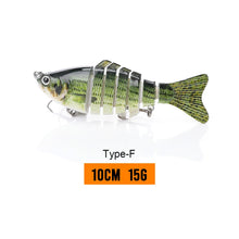 Load image into Gallery viewer, 10/14cm Sinking Wobblers Fishing Lures Jointed Crankbait Swimbait 8 Segment Hard Artificial Bait For Fishing Tackle Lure
