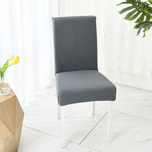 Load image into Gallery viewer, Waterproof Elastic Chair Cover With Back Dining Room Chair Covers Jacquard Covers For Chairs For Kitchen Wedding Hotel Banquet
