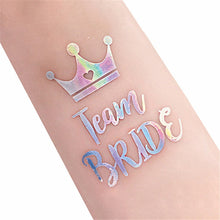 Load image into Gallery viewer, Wedding Decorations Bridal Shower Wedding Veil Team Bride To Be Satin Sash Bachelorette Party Girl Hen Party Decoration Supplies
