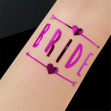 Load image into Gallery viewer, Wedding Decorations Bridal Shower Wedding Veil Team Bride To Be Satin Sash Bachelorette Party Girl Hen Party Decoration Supplies
