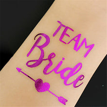 Load image into Gallery viewer, Wedding Decorations Bridal Shower Wedding Veil Team Bride To Be Satin Sash Bachelorette Party Girl Hen Party Decoration Supplies
