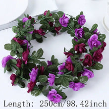 Load image into Gallery viewer, Wisteria Artificial Flowers Vine Garland Wedding Arch Decor Backdrop Fake Plants Foliage Rattan Trailing Faux Flowers Ivy Wall
