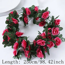 Load image into Gallery viewer, Wisteria Artificial Flowers Vine Garland Wedding Arch Decor Backdrop Fake Plants Foliage Rattan Trailing Faux Flowers Ivy Wall
