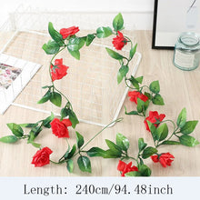 Load image into Gallery viewer, Wisteria Artificial Flowers Vine Garland Wedding Arch Decor Backdrop Fake Plants Foliage Rattan Trailing Faux Flowers Ivy Wall
