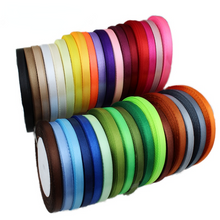 Load image into Gallery viewer, (25 yards/roll) Satin Ribbon Wholesale Gift Packing Christmas decoration diy Ribbons roll fabric (6/10/12/15/20/25/40mm)

