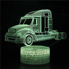 Load image into Gallery viewer, Vehicle Train Night Lamp Excavator Truck Kids Gift 3D Night Light
