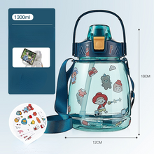 Load image into Gallery viewer, Water Bottle Water  Single Drinking  Male and Female Adult Children Harness Straw Plastic Cup
