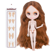 Load image into Gallery viewer, Neo Blyth Doll Customized NBL Shiny Face,1/6 OB24 BJD Ball Jointed Doll Custom Blyth Dolls for Girl, Gift for Collection NBL09
